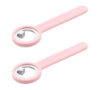 NESTINGHO 2pcs Cat Eye Nail Art Magnets Portable Lightweight Magnetic Gel Polish Tools with Handle for DIY and Salon Use Pink Plastic Magnetic Accessories