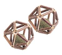 NESTINGHO 2pcs Catnip Ball for Indoor Cats and Kittens Synthetic Material Interactive Cat for Cleaning Teeth and Keeping Kitten Healthy and Active