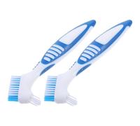 NESTINGHO 2Pcs Double-Head Turtle Shell Cleaning Brush Portable Mini Dirt Remover for Aquariums and Tortoise Care