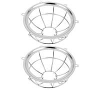 NESTINGHO 2pcs Fire Alarm Covers with See-through Construction, Iron Material Protective Covers for Efficient Protection of Fire Sprinkler Sensors in Home and Commercial Use