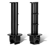 NESTINGHO 2pcs Plastic Toilet Paper Stand for Commode Chair and Bedside Commode, Easy Installation with Seamless and Secure Fit, Toilet Paper Holder Replacement Rod for Seniors and Nursing