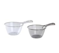 NESTINGHO 2pcs Plastic Water Ladles with Long Handles Kitchen and Gardening Water Scoops with Spout Multipurpose Simple Spoons for Home Use