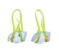 NESTINGHO 2pcs Portable Cockatiel Carrier Bag with Harness for Small and Medium Birds, Fabric Material, Easy to Carry and Store, for Sunny Outings and Walks