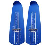 NESTINGHO 2pcs Portable Foot Measuring Device US Size Shoe Sizer with Accurate Size Measurement and Plastic Material for Household and Shoe Stores Use, Easy to Carry Blue Feet Measuring