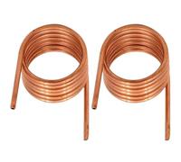 NESTINGHO 2pcs Soft Copper Tubes for Refrigeration and Air Conditioner Use, Sturdy Copper Tubing with Long Serving Life, Suitable for Refrigerator and Freezer Applications
