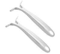 NESTINGHO 2pcs Stainless Steel Detachable Frying Pan Handle Replacement, Easy to Clean Pot Handles Replacement for Cooking, Baking and Frying with Anti-scalding Feature