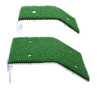 NESTINGHO 2pcs Turtle Resting Platform with Suction Cups for Aquarium and Fish Tank, Green Acrylic Reptile Terraces Climbing Ladder Suitable for Tortoise and Sea Turtle Habitat Accessories