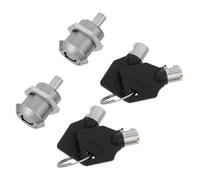 NESTINGHO 2pcs Vending Machine Tubular Key Lock for Snack, Candy Bubble-Gum Machines with Cylinder Cam Replacement Keys for Roll-up Door Security