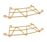 NESTINGHO 2pcs Weather Resistant Extended Bird Feeder Perch Attachments for Large Outdoor Platform Extenders Metal Replacement with Easy Installation Prevent Crowding for Peaceful Feeding