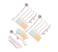 NESTINGHO 3 Sets Creative Fruit Battery Experiment Kit for Science Learning DIY Sensory with Metal Zinc-copper Easy Assembly Science Lab Experiment for Home and School