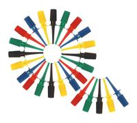 NESTINGHO 30pcs Mini Test Hook Clips Multimeter Probes Wire Piercing Circuit Board Testing Kit for Electronic Component Repair and Reliable