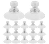 NESTINGHO 30pcs Plastic Suction Cup Holder with Screw Nuts for Window and Seasonal Decorations, Removable and Leaves No Marks, for Home Storage and Glass Panels