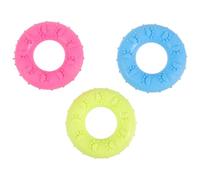 NESTINGHO 3pcs Donut Dog Chewing Tpr Training Ring for Small to Medium Dogs | Daily Use, Aggressive Chewing, Hunting Instinct Exercise, Pet Plaything
