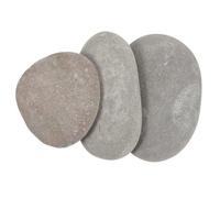 NESTINGHO 3pcs Turtle Basking Stones Natural Flat Stone Platform Aquarium Reptile Habitat Decor Safe for Aquatic Pets Random Color for Turtle Tank Landscaping Random Color