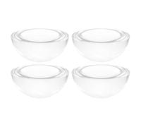 NESTINGHO 4Pcs Glass Hemisphere Paperweights Heavy Dome Weights for Fabric Cutting, Sewing Accessories and Calligraphy, 40Mm Glass Pattern Weights for Artists and Outdoor Activities