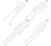 NESTINGHO 4pcs Male Curve Template Sewing Ruler Set Plastic Drawing Template for Fashion Designers, Create Realistic Clothing Images and Save Time, for Male Clothing Design