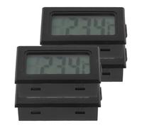 NESTINGHO 4pcs Mini Digital Temperature Monitor with Embedded Design and Plastic Material, Indoor and Outdoor Use for Tank and Greenhouse, Accurate Hygrometer Thermometers for Reptile