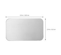 NESTINGHO 4pcs Pet Cooling Mat Aluminium Board 10x6cm Small Animal Ice Bed for Rabbit Hamster Chinchilla Summer Cooling Pad Nest Heat Dissipation