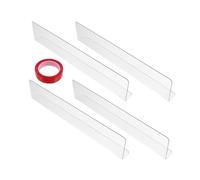 NESTINGHO 4Pcs Pet Window Sill Protector 28X7Cm Plastic Cover with Nano Adhesive, Scratch Guard for Dogs and Cats, Windowsill Edge Protection for Home and Pet Safety