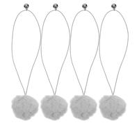 NESTINGHO 4pcs Replaceable Cat Tree Ball with Bell for Scratching Posts Spring Cat Scratcher Balls for Interactive Indoor Play and Exercise Lightweight