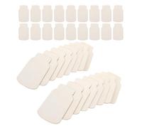NESTINGHO 50pcs Mason Jar Wood Slices DIY Paintable Easy to Paint Rustic Farmhouse Style Khaki Wooden Cutouts for Painting Home Decoration with Unique Artistic Flair