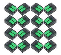 NESTINGHO 50pcs Quick Electrical Connectors Spring Wire Terminal Blocks for Fast Splice Wiring Installation Compact Design for Industrial Residential Applications