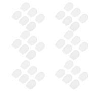 NESTINGHO 50pcs Silicone Zipper Pull Covers for Metal Zippers and Jeans, Easy Universal Fit Scratch Prevention, for Home Laundry Operations and Dry Cleaning, White Sturdy Protective Caps