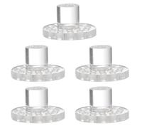 NESTINGHO 5pcs Acrylic Coral Bracket round Frag Plugs for Aquarium Use Suitable for Growth and Reproduction of Corals in Reef Tanks and Racks