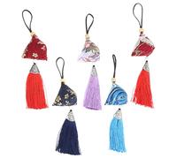 NESTINGHO 5pcs Handmade Japanese Style Blessing Sachet Bags Fragrance and Tassel Accessories, Beautiful Brocade Fabric, for Home Decoration and Color Color