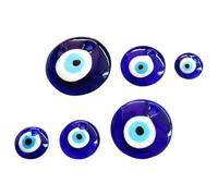 NESTINGHO 6pcs Blue Glass Evil Eye Charms for Women Bracelet Pendant DIY Jewelry Making Accessories for Graduation Festival and Craft Projects