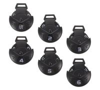 NESTINGHO 6pcs Golf Club Head Tag for Fairway Wood and Golf Headcover Plastic Number Marker with Elegant Appearance Easy to Attach and Universal Compatibility