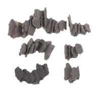 NESTINGHO 6pcs Miniature Diorama Stairs Vintage Stone Texture Micro Landscape Steps for Train Model Railway Sand Table Garden Decoration