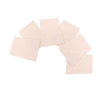 NESTINGHO 6pcs Self-adhesive Beige Suede Nonslip Shoe Pads for Dance Shoes, Square Shape Soft Sturdy Flexible Surface, Easy Pivoting Friction-reducing Slide Soles for Indoor Dance Floors
