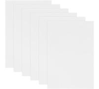 NESTINGHO 6pcs Sublimation Aluminum Blanks with Sturdy Hot Transfer Feature Silver Aluminum Sheets for DIY Home Decor and Signage