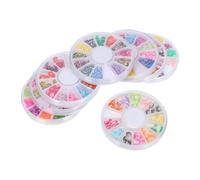 NESTINGHO 8 Boxes Polymer Clay Fruit Nail Art Slices for DIY Crafts with Sturdy Material and Fine Workmanship, Decorative Manicure Patches for Christmas and Craft Making