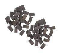 NESTINGHO 80pcs Grey Micro Landscape Bricks for Turtle Tank Habitat Decor, Miniature DIY Building Blocks for Reptile Terrarium and Fish Tank Landscaping