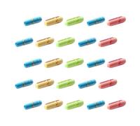 NESTINGHO 99pcs Mini Message Bottles with Roll Paper Notes and Colors Pill Capsules, Romantic Valentines Craft Kit for Couples, Lovely Wishing Bottle Gift for Graduation Period and Special