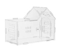NESTINGHO Acrylic Front Opening Terrarium with Dual Magnetic Doors and All-side Ventilation, Versatile Beetle Terrarium Cage for Geckos and Tarantulas, Convenient Pet Housing for Reptiles