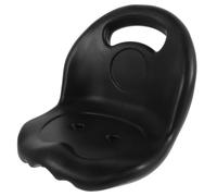 NESTINGHO Adjustable Back Saddle Black Plastic Bike Seat for Tricycle with Easy Installation, Comfortable Replacement Childs Bicycle Seat for Enhanced Riding Experience