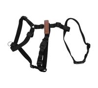 NESTINGHO Adjustable Black Dog Vest Harness with Quick Release Buckles and Grab Handle Polyester Anti-pull Harness for Walking and Reactive Dog Training Escape Proof Design and Puppies