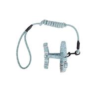 NESTINGHO Adjustable Cat Lightweight Rope Leash with Comfortable Cloth Strap and Beautiful Flower Pattern in Light Green for Kitten and Cat Walking