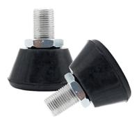NESTINGHO Adjustable Rubber Brake Blocks Toe Stops with 5/8 Inch Bolt for Roller Skates Replacement Accessories for Roller Skating