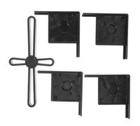 NESTINGHO Aquarium Corner Guards Fish Tank Edge Protectors Plastic Base Stand 4pcs Large Black Babyproofing Indoor Aquarium Furniture Corner Protectors for Home Use