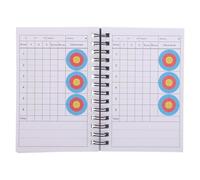 NESTINGHO Archery Tournament Score Book with Spiral Bound Paper and Plastic Shell Design for Compound Bow Users, Flexible Entry and Strategic Progress Review, for Field Archery and Target