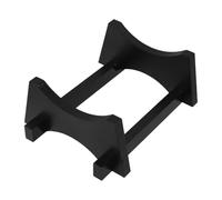 NESTINGHO Beverage Dispenser Stand for Aging Barrel Black Wooden Wine and Sake Holder 1.5L Capacity, for Party Drink Presentation