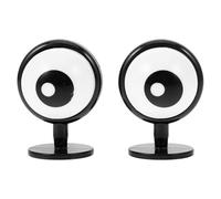 NESTINGHO Black 3d Eye Sticker for Motorcycle and Ski Helmets, Plastic Peel and Stick Helmet Decoration, Universally Compatible Accessory for Showcasing Your Style