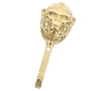 NESTINGHO Brass Gorilla Head Wall Hook Single Screw Mounted Animal Decorative Hook for Bathroom Towel Coat Backpack Hat Hanging Vintage Golden Hardware