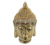 NESTINGHO Buddha Head Statue Resin Vintage Decorative Wall Ornaments for Office Desk and Living Room Decor