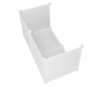 NESTINGHO Cat Litter Box Splash Guard Enclosure Panels for Open Top Litter Box Privacy Screen Urine Splash Guard