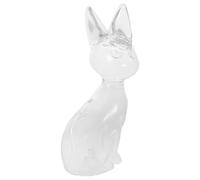 NESTINGHO Cat Memorial Bottle Shaped for Pet Hair and Cat Whiskers and Glass Jar Keepsake, Compact Easy Organisation for Home Or Office Display